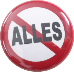 Alles verboten Button